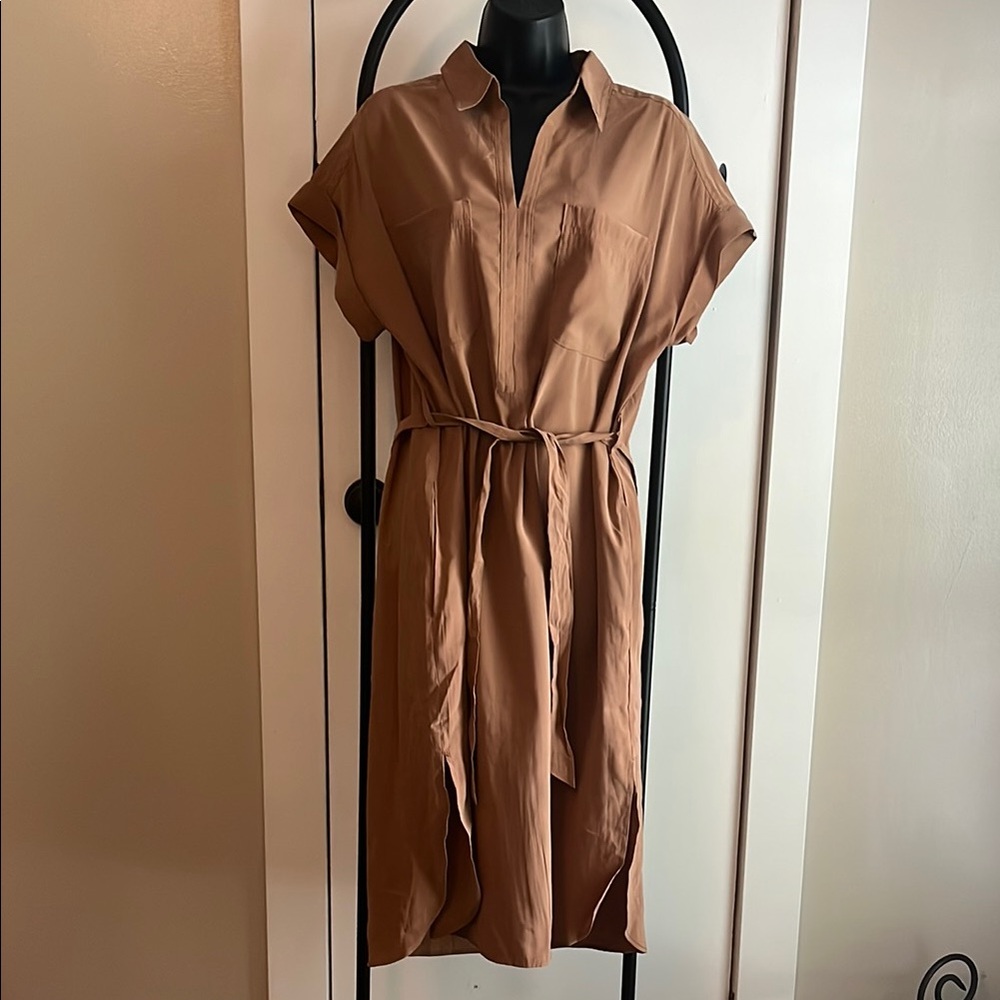 Max Studio Tan Shirt Dress